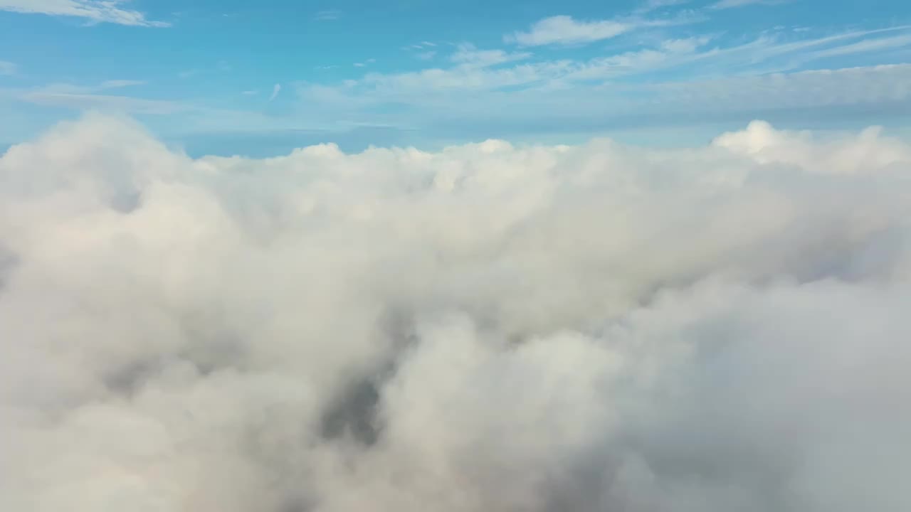 夏季天空云彩自然风光视频素材