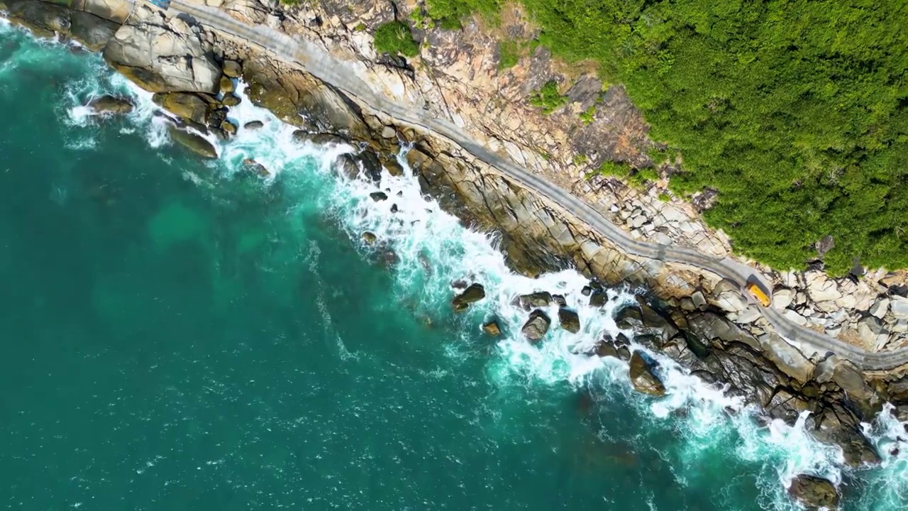 海南三亚蜈支洲岛码头风景视频素材