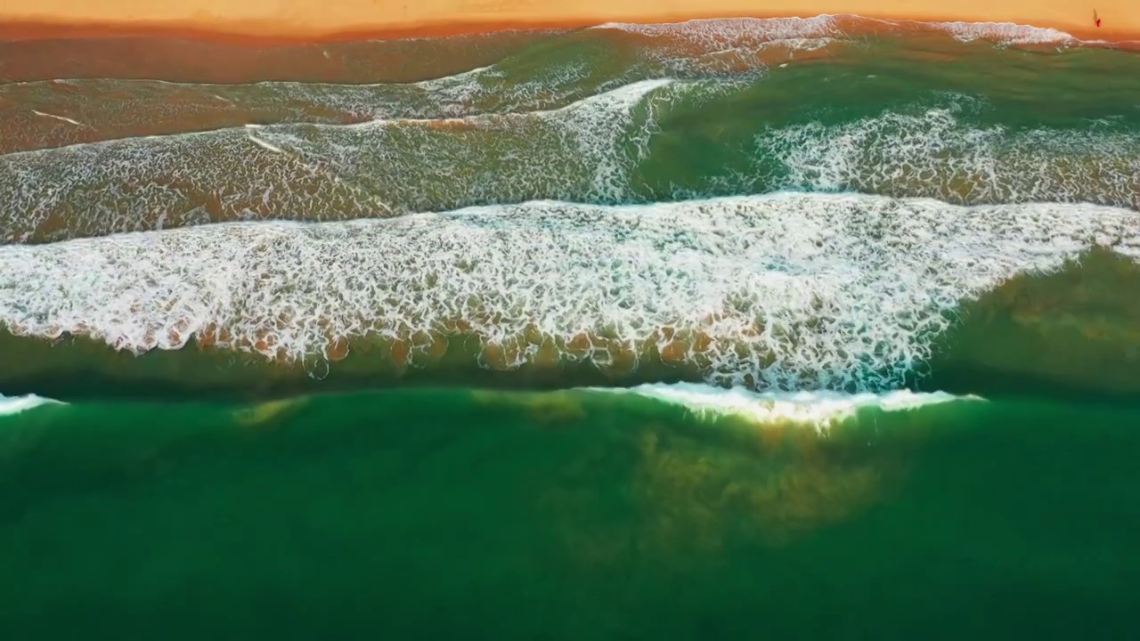 海南三亚万宁海景航拍风景风光视频素材