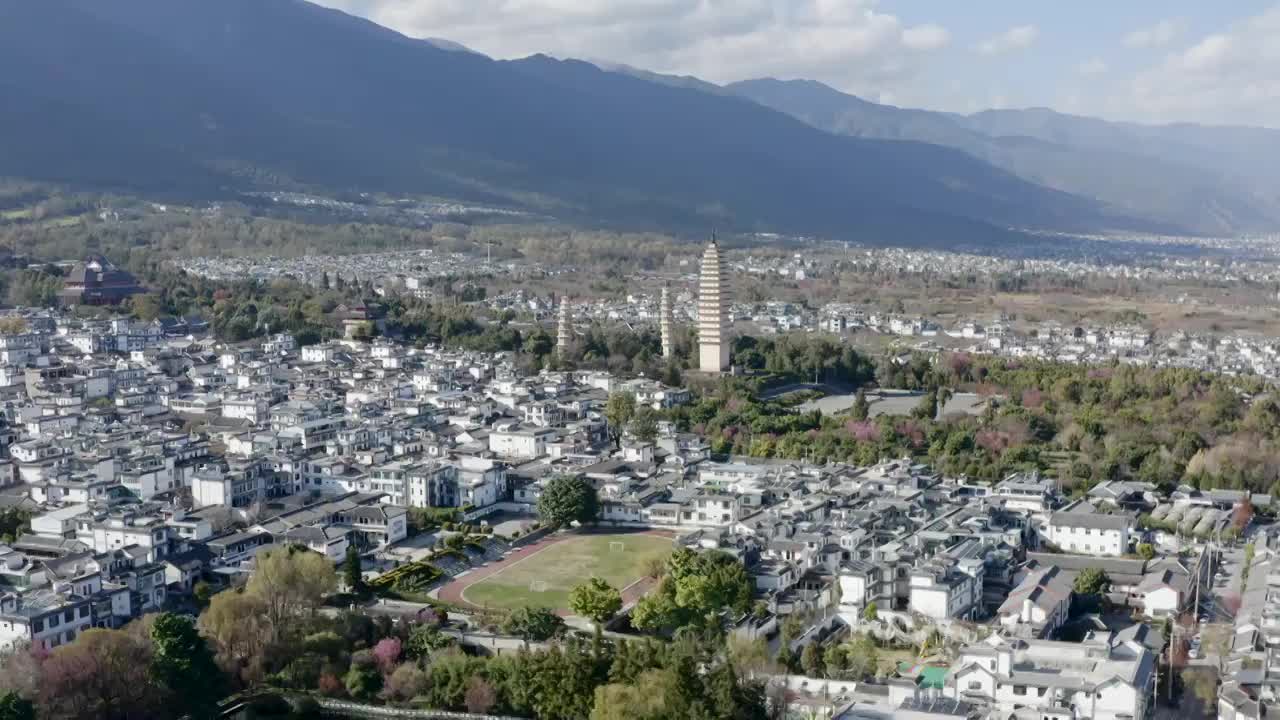 崇圣寺三塔 大理视频素材