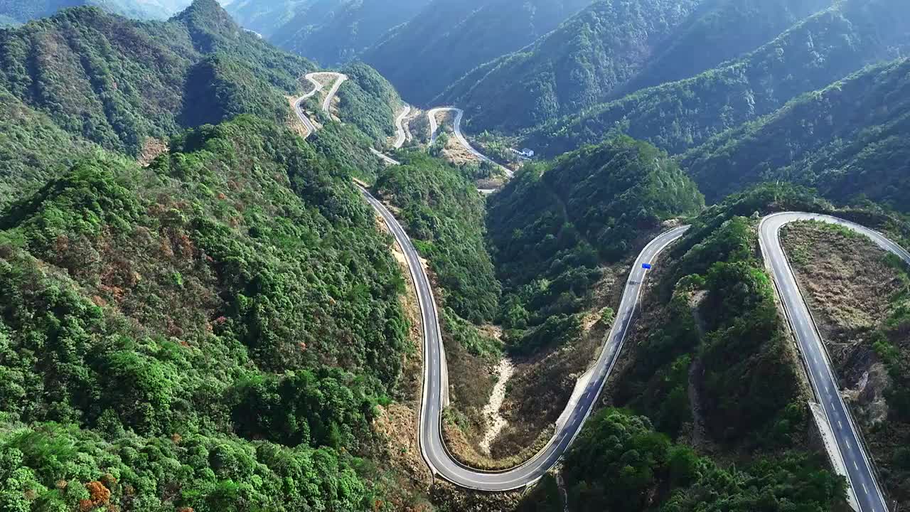 环山公路视频素材