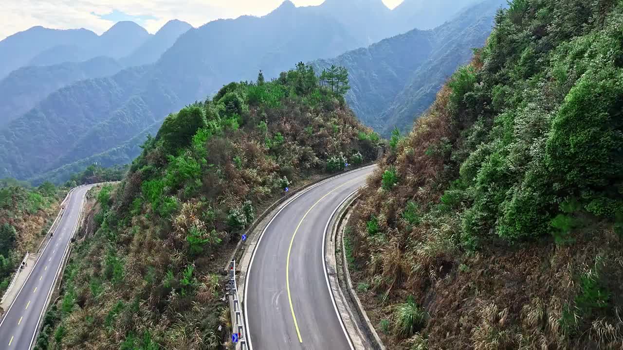 环山公路视频素材