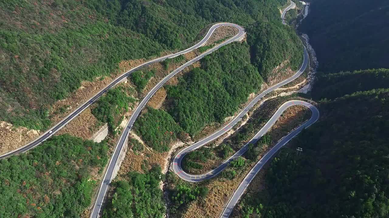 环山公路视频素材