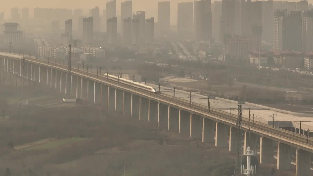 高铁 高速铁路视频素材