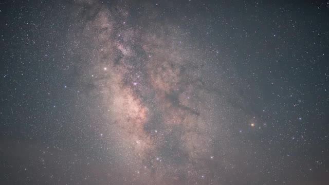 长沙市浏阳大围山森林公园星空银河视频素材