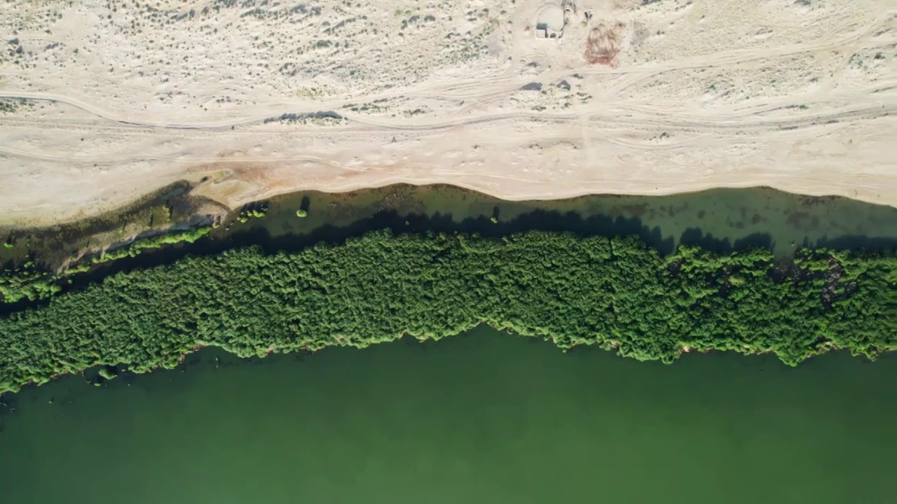 青海湖日出景观 湖波水面水波纹视频素材