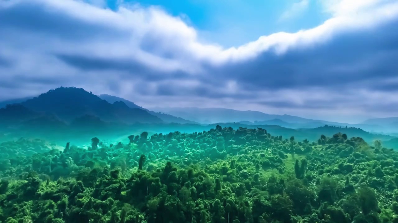 云南西双版纳中科院植物园热带雨林延时视频下载