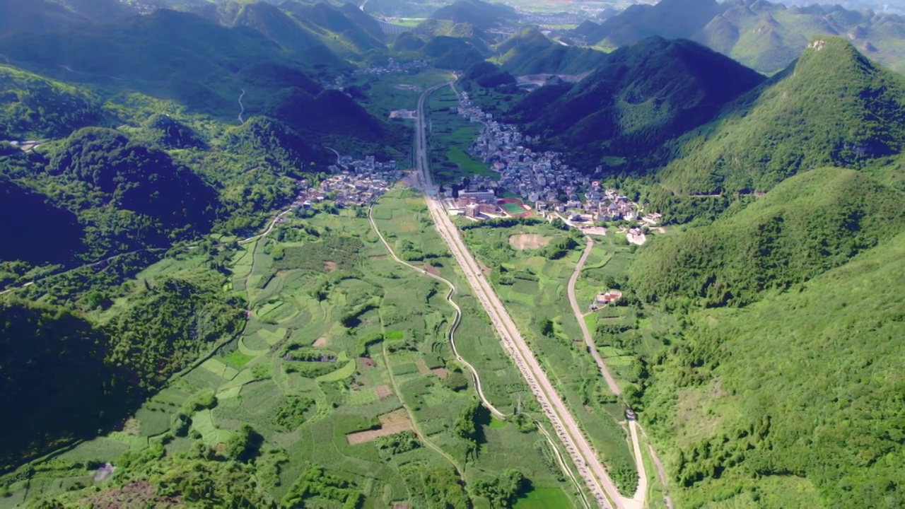 高山村视频素材