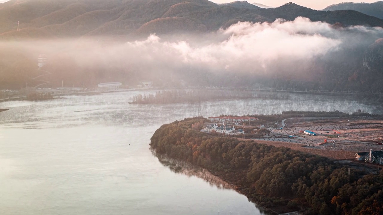 山川湖云视频素材