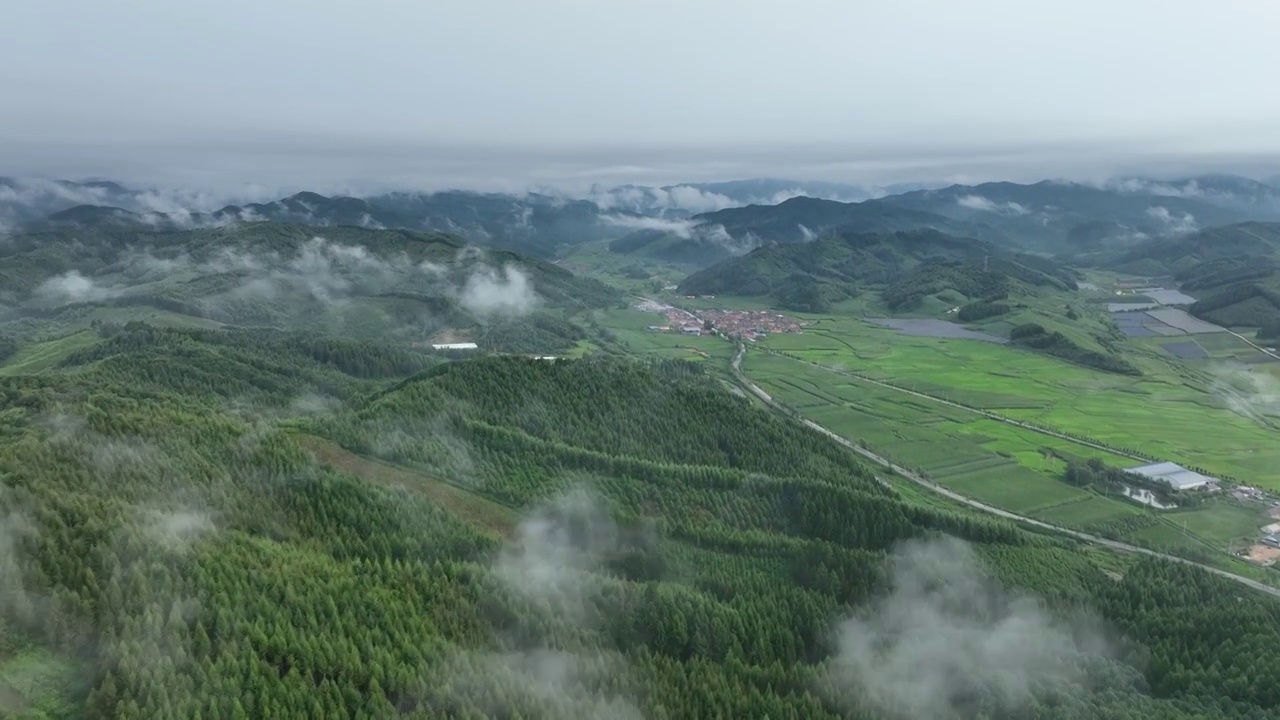 自然风光山林视频素材