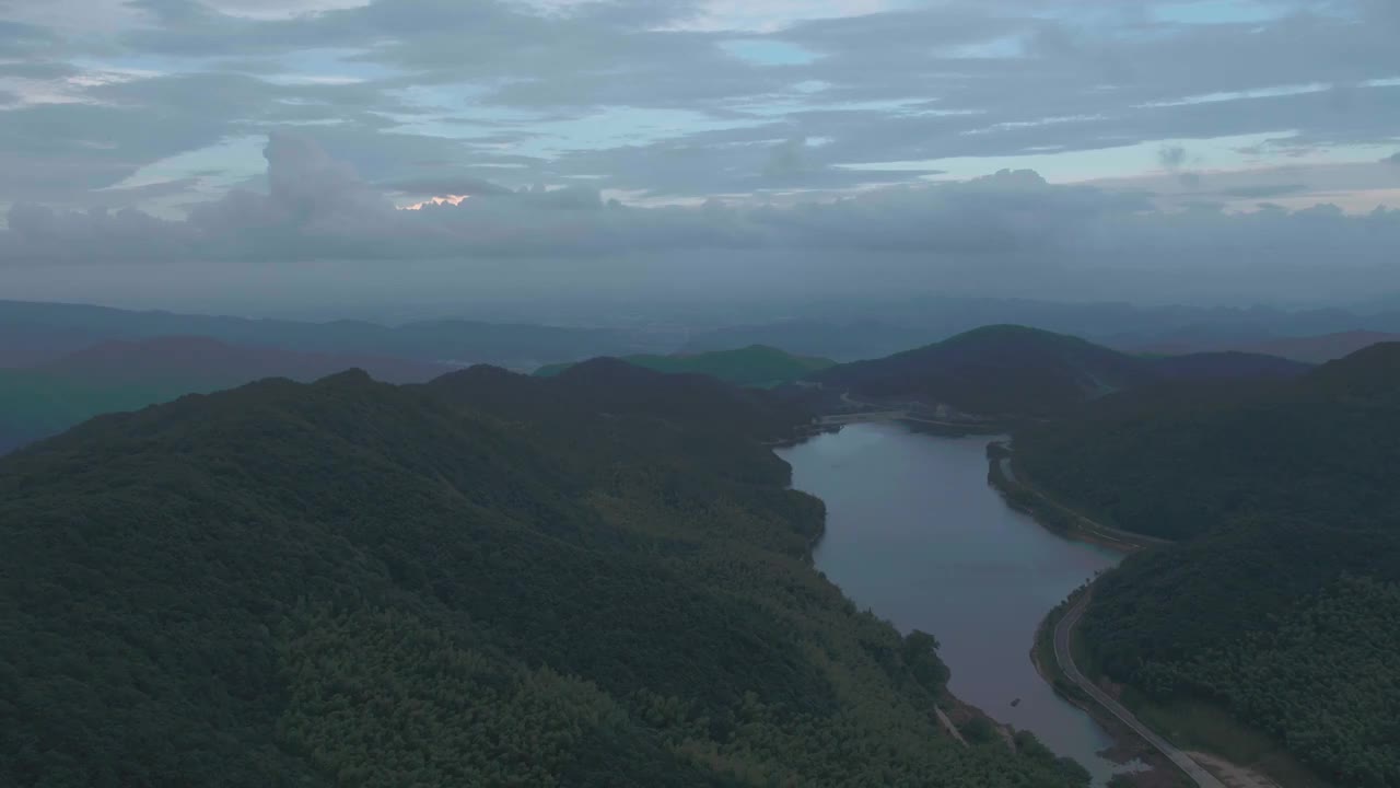 宁波海曙区山林风景视频素材