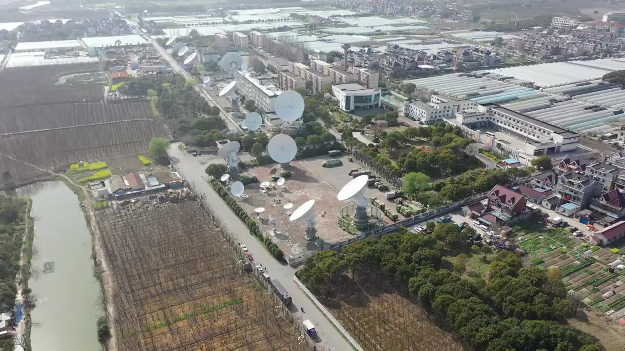 航拍上海宝山刘行城市建筑风光视频素材