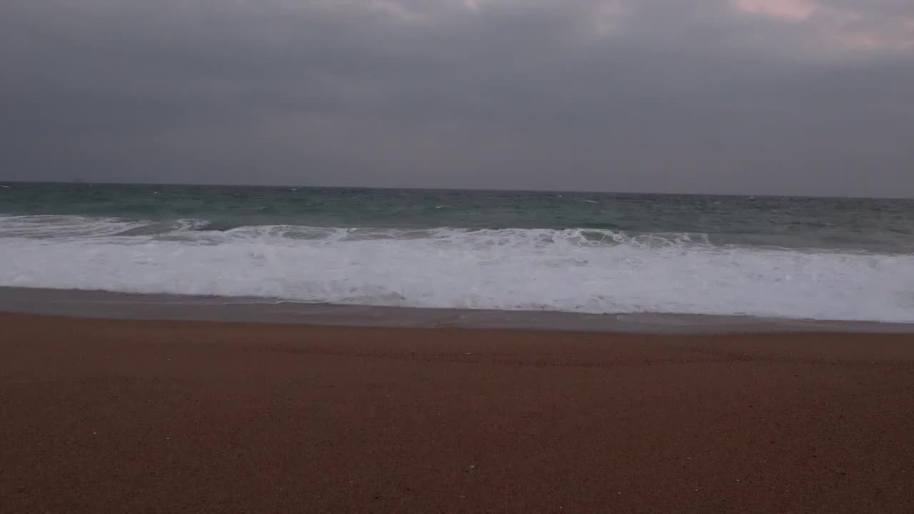 沙滩海浪视频素材