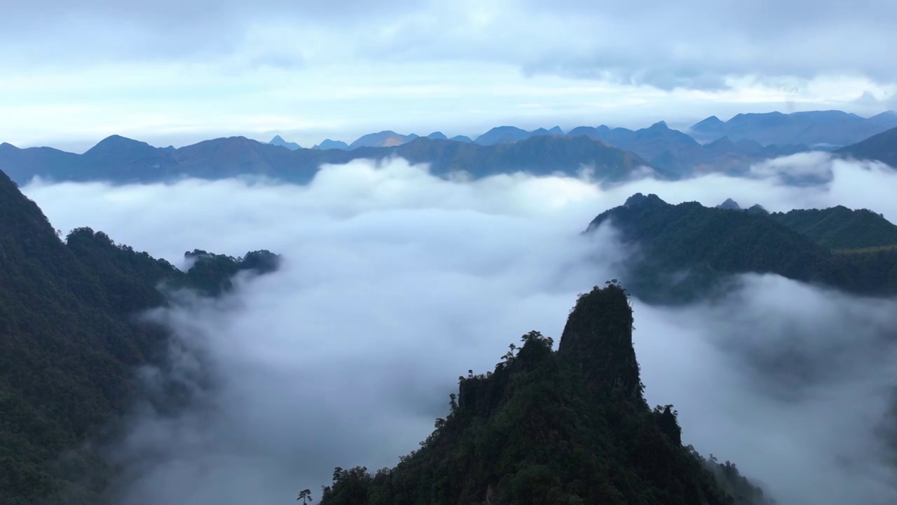 中国 莽山 五指峰景区视频素材