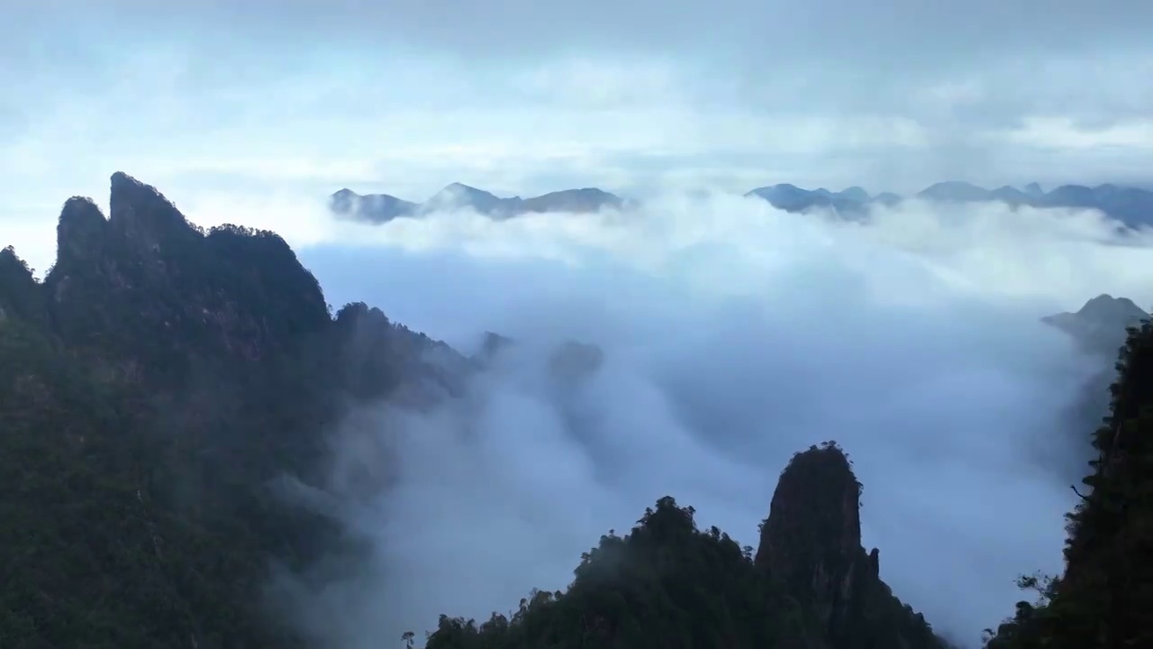 中国 莽山 五指峰景区视频素材