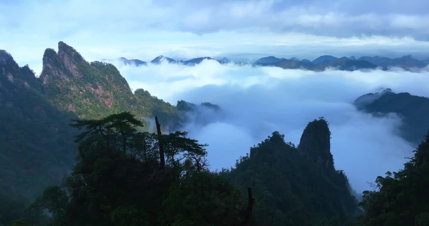 中国 莽山 五指峰景区视频素材