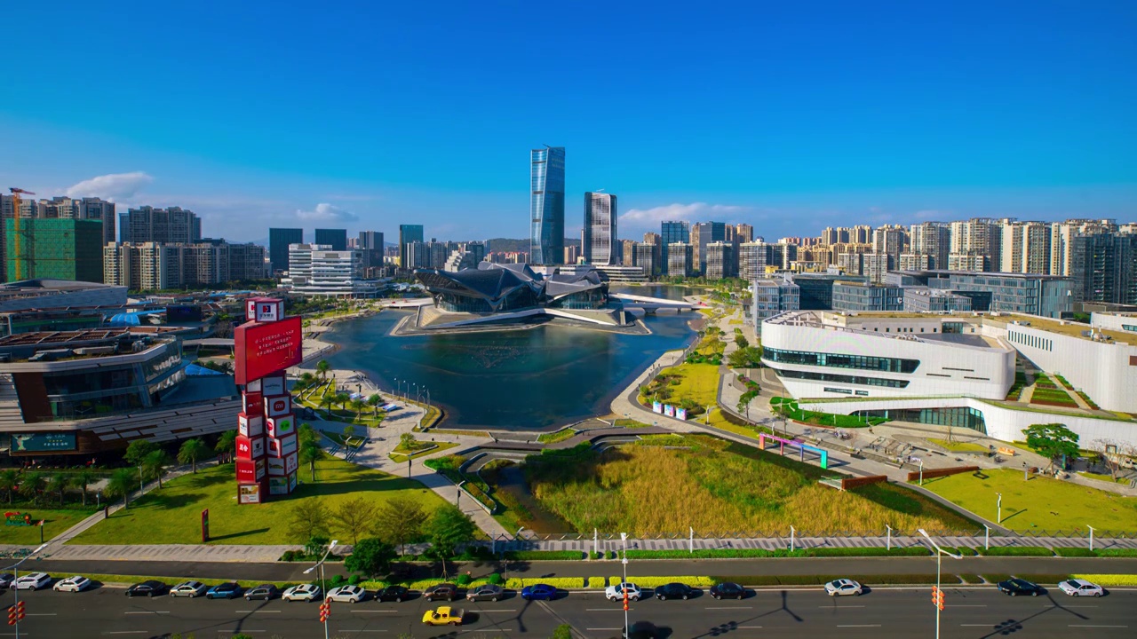 珠海市金湾区延时视频素材