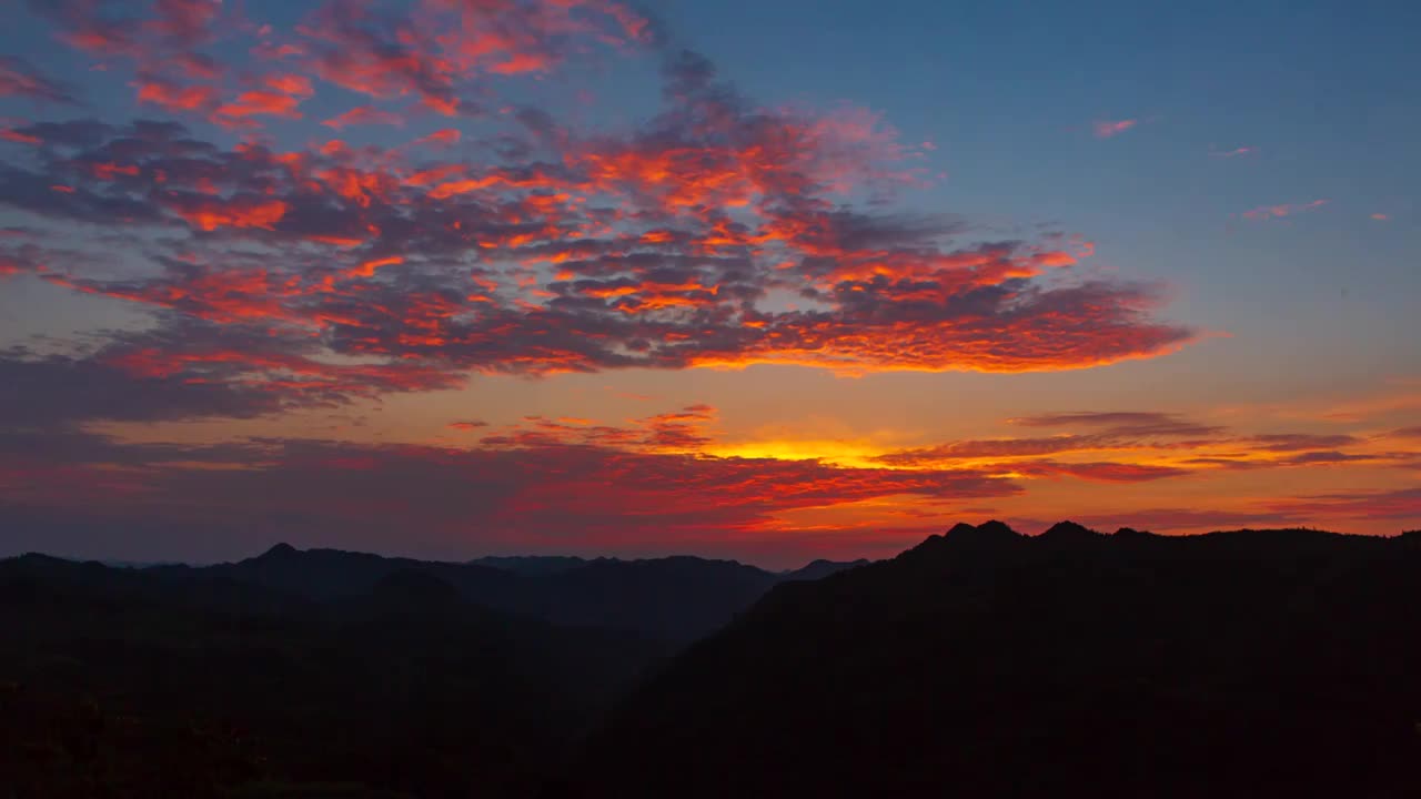 朝霞日出视频素材