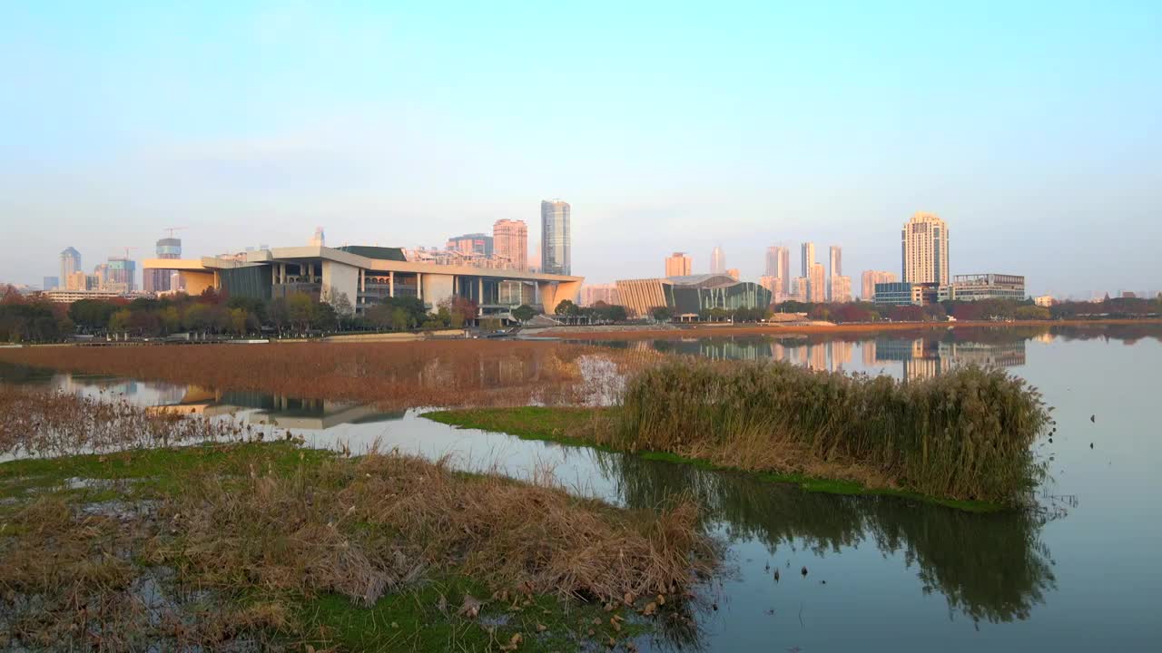 武汉汉阳地标古琴台视频下载