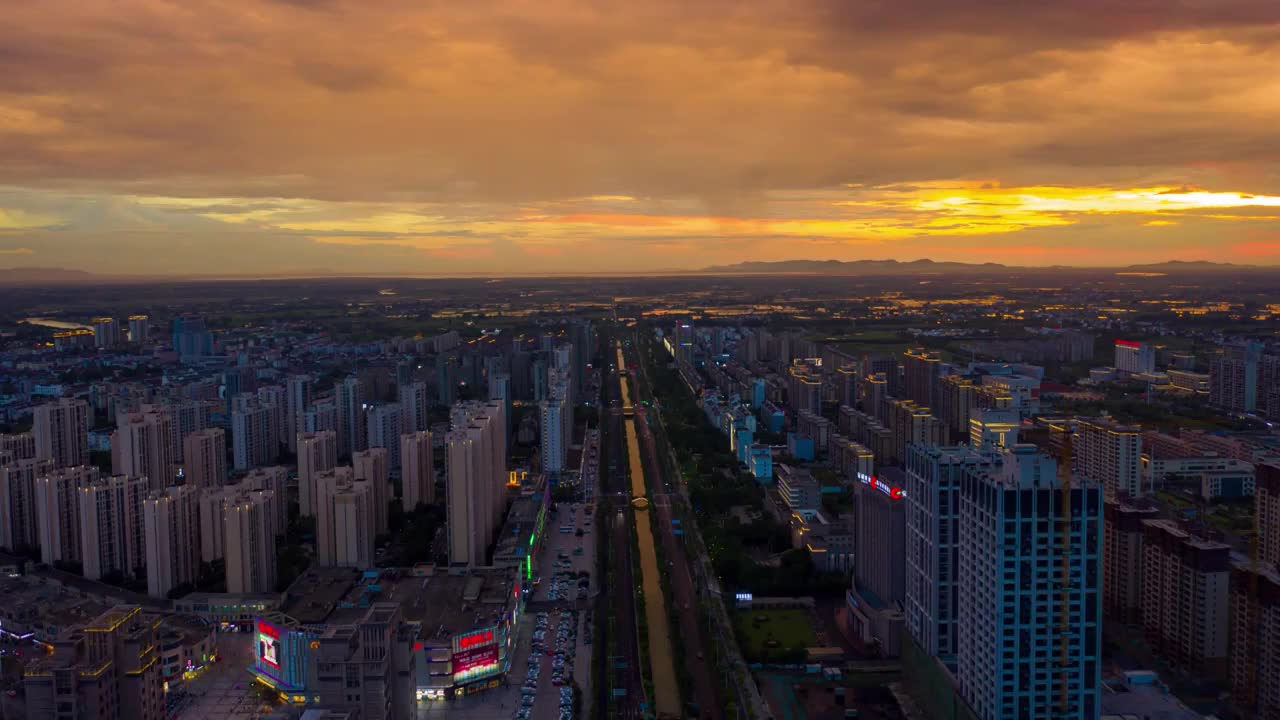 城市夜景视频素材