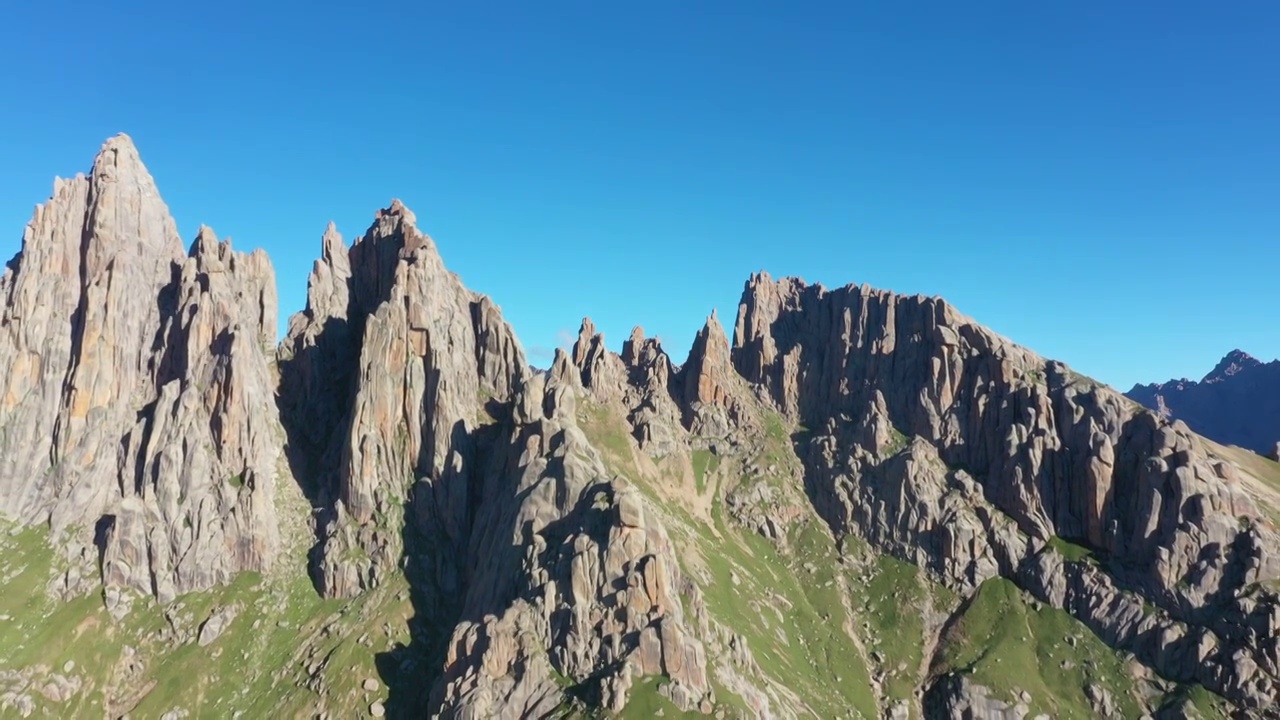 航拍自然山川视频素材