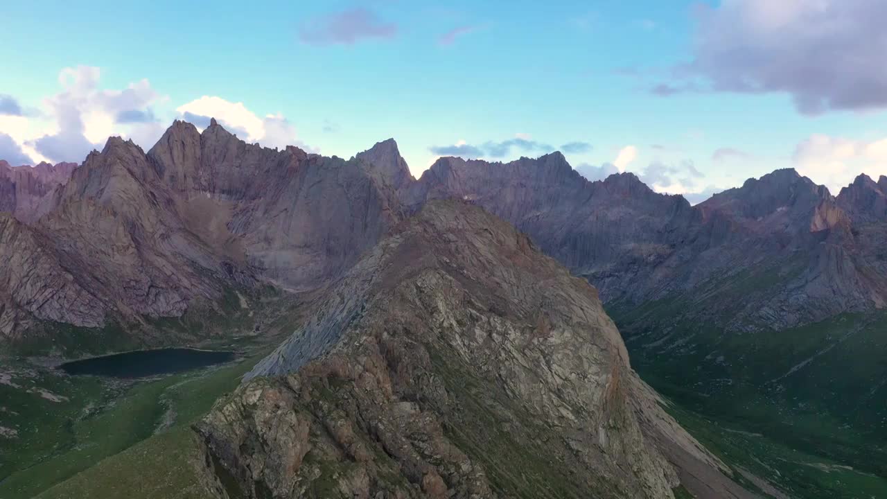 航拍自然山川视频素材