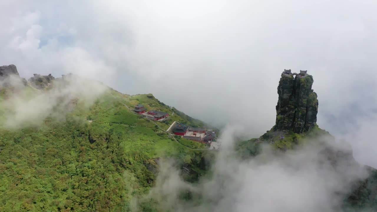 贵州梵净山景区视频素材