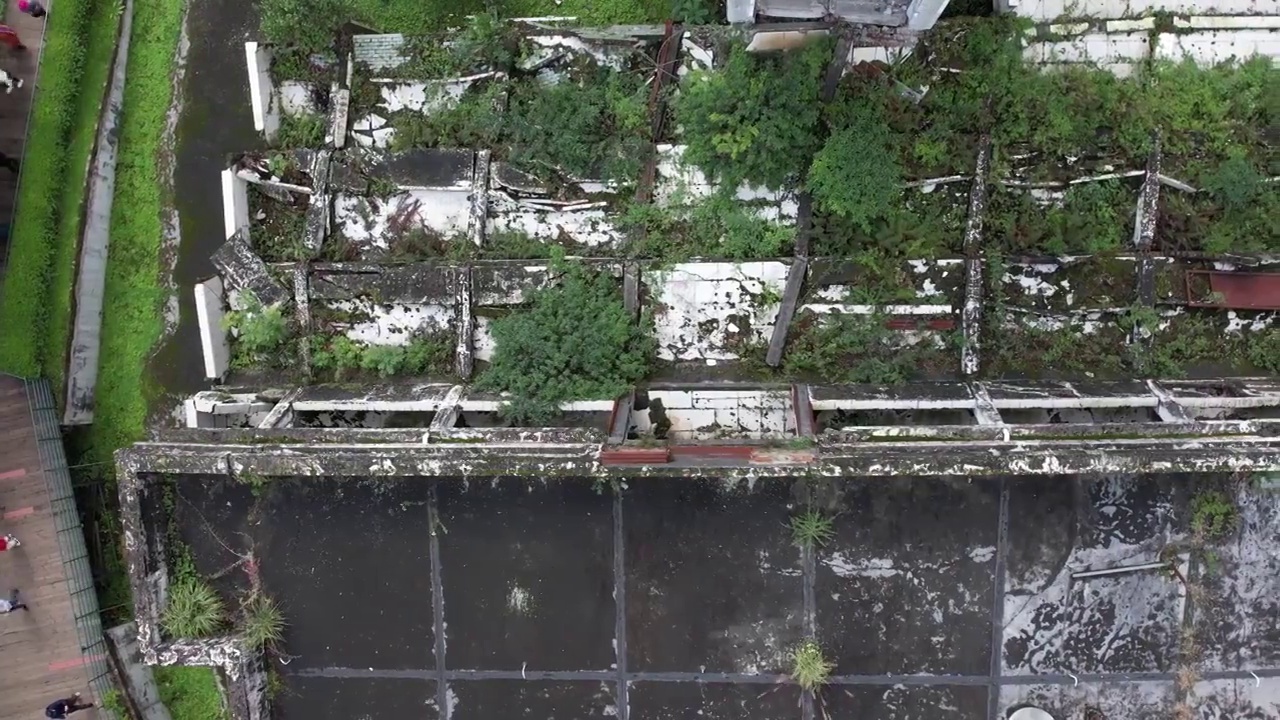 汶川地震遗址视频下载