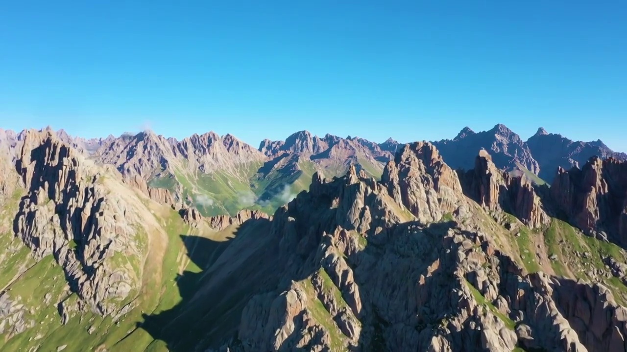 航拍自然山川视频素材