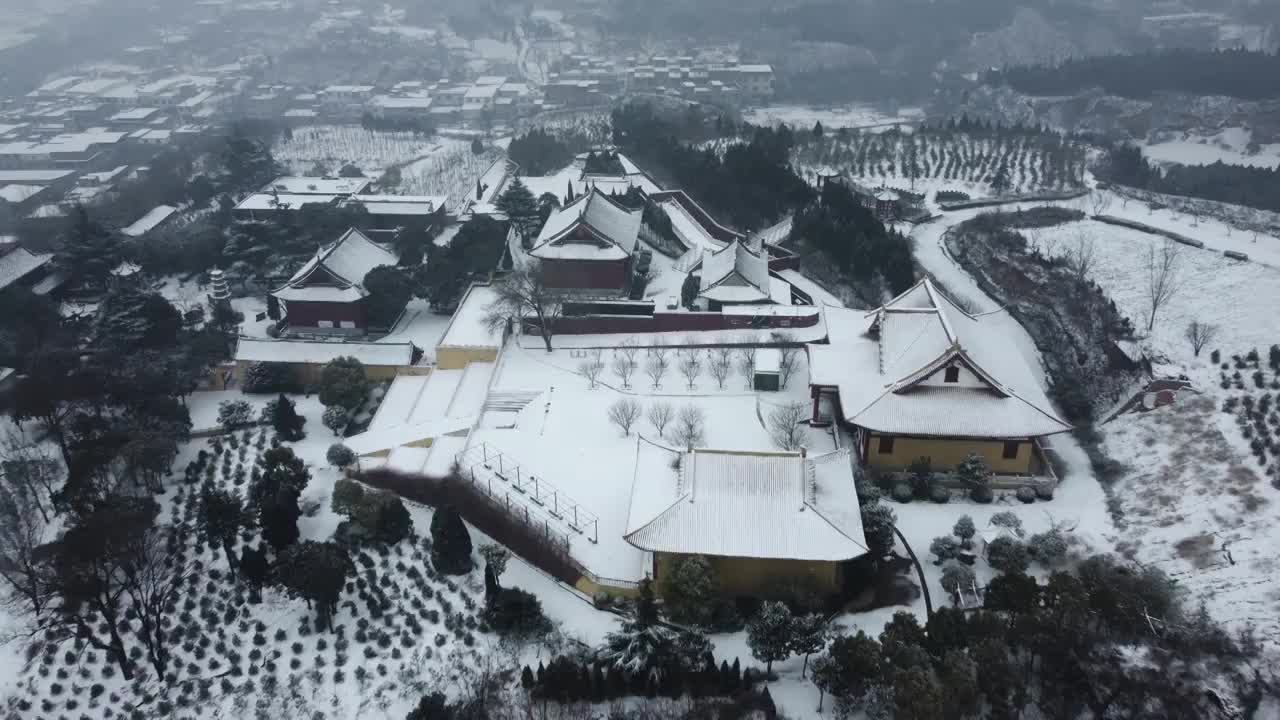 河南洛阳广化寺视频素材