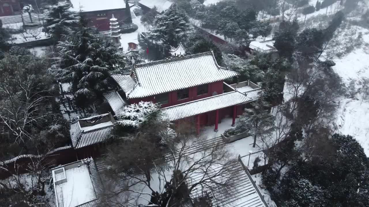 河南洛阳广化寺视频素材