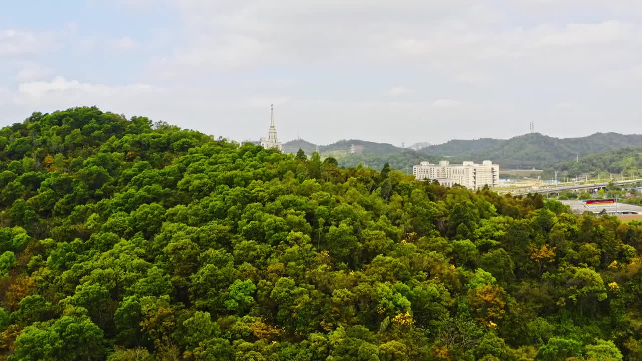 4K深圳龙岗宣传片风光航拍视频素材