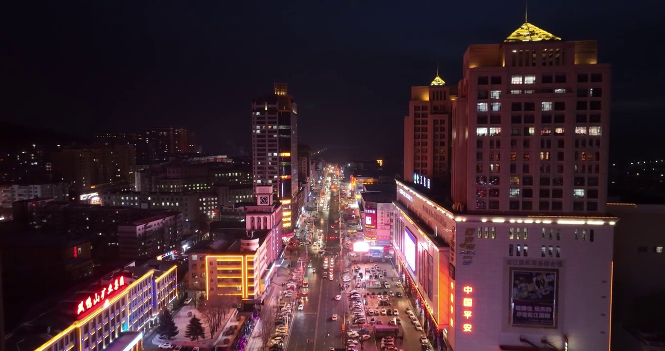 城市夜景视频素材