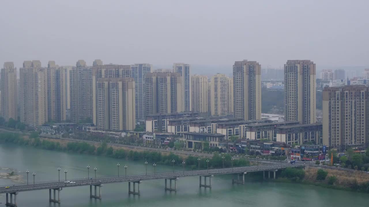 四川绵阳城市风景素材视频视频素材