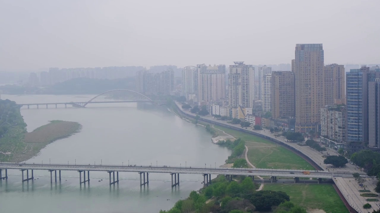 四川绵阳城市风景素材视频视频素材