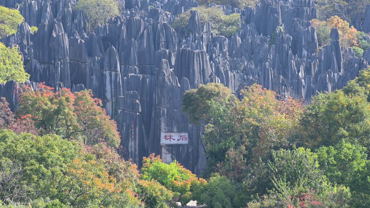 石林风景区视频素材