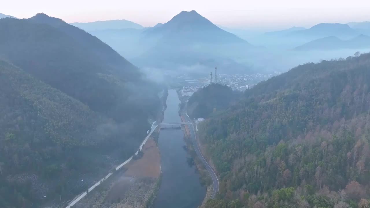 安徽石台云雾山村视频下载