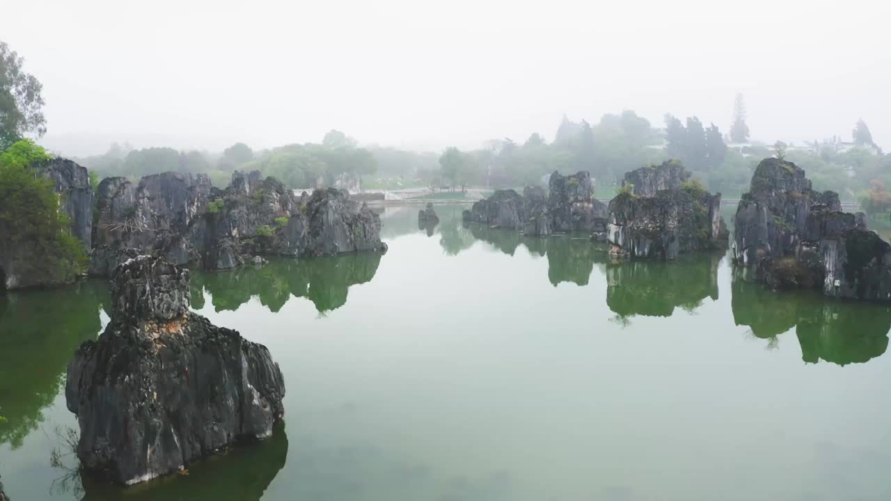 s石林风景区   航拍视频素材