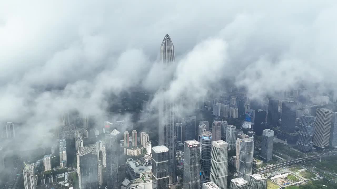 现代城市高楼大厦建筑风景视频素材