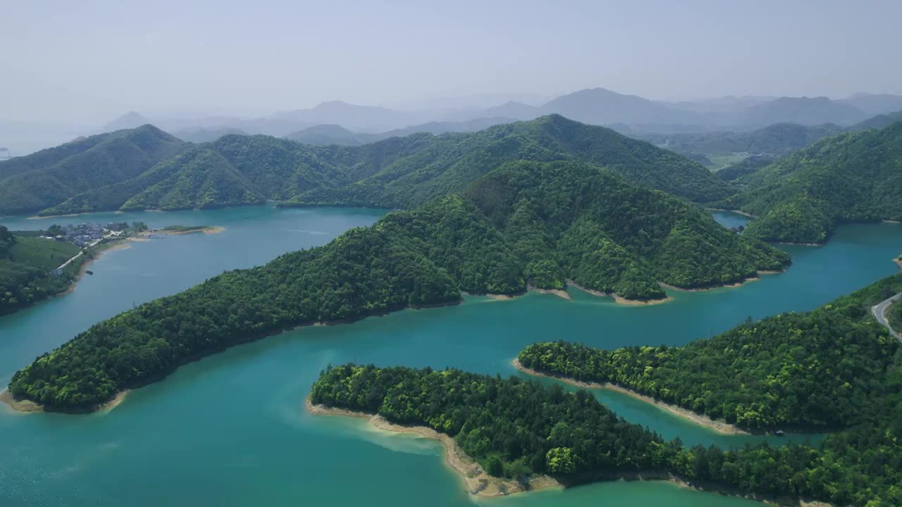 春天绿水青山视频素材