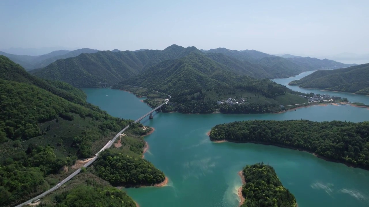 春天绿水青山视频素材