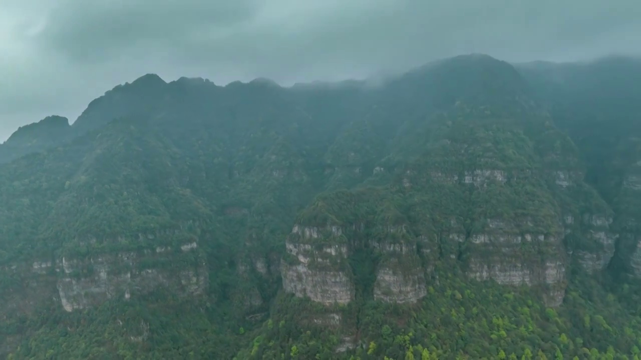 贵州黔南独山三都交界处的山区风光视频素材