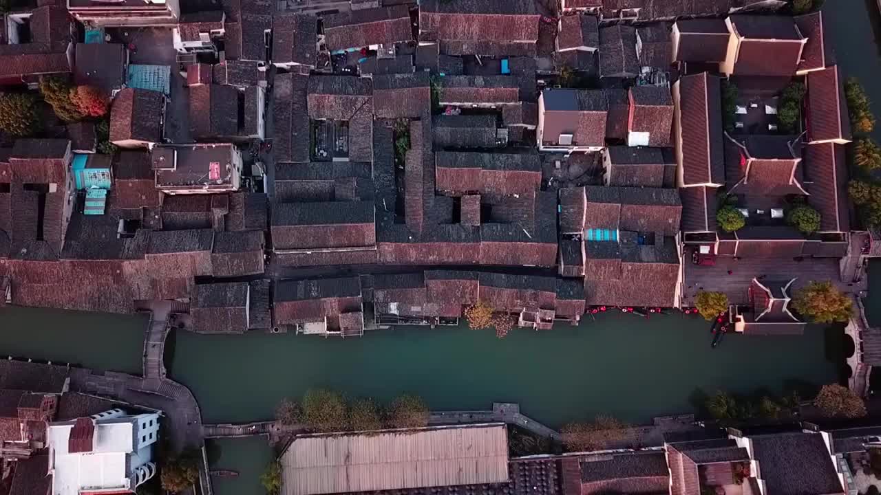 浙江绍兴安昌古镇视频素材