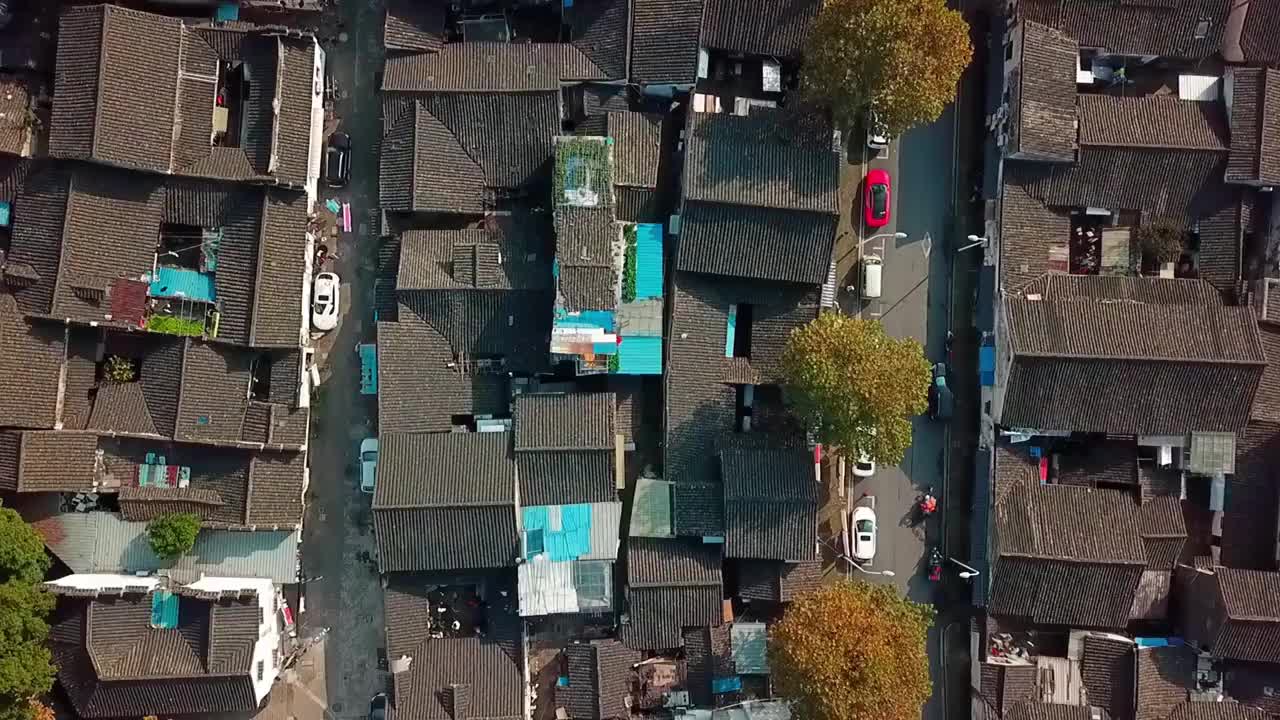 浙江绍兴 绍兴老城 书圣故里 航拍古迹 人文美景 旅拍古建 中式建筑视频素材