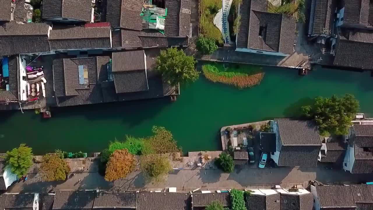 浙江绍兴 绍兴老城 书圣故里 航拍古迹 人文美景 旅拍古建 中式建筑视频素材