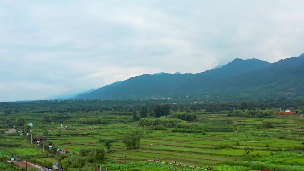 合集_秦岭山脚下的农村4K航拍（合集）视频素材