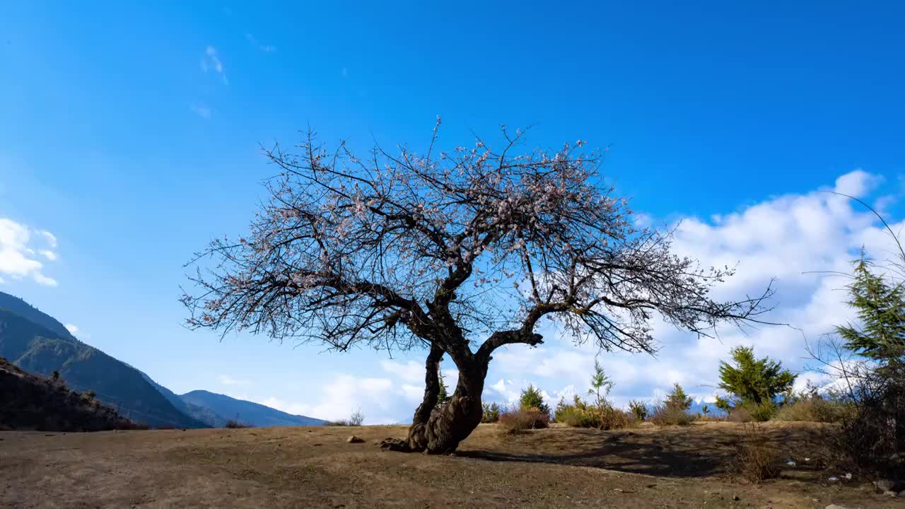 梅里雪山倒影延时视频素材