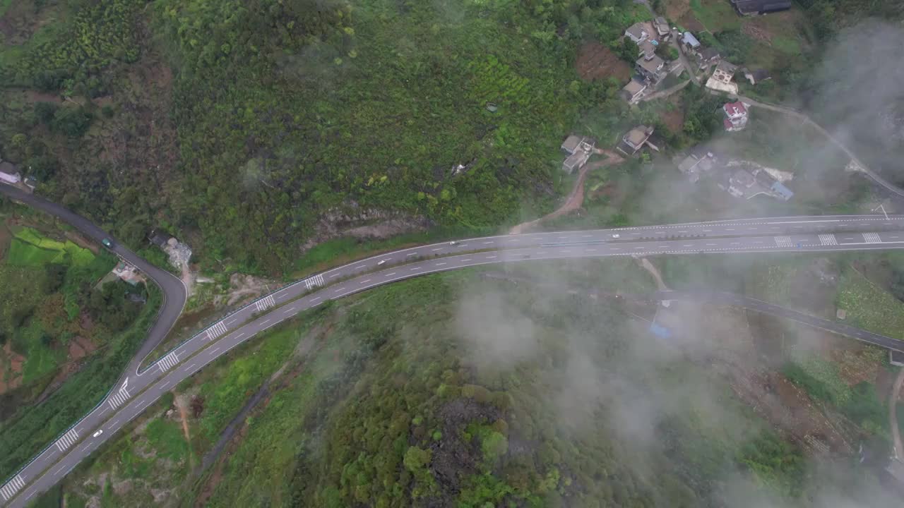 隆场路云海视频素材