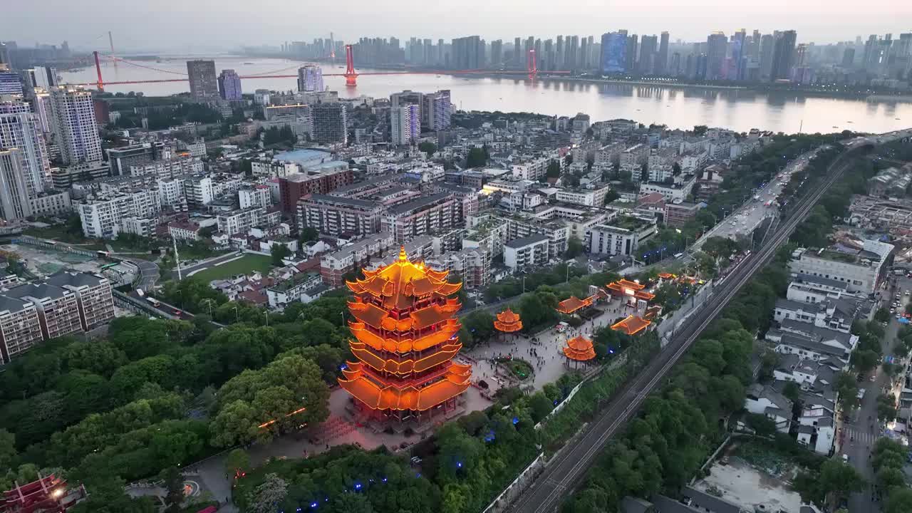 黄鹤楼视频素材