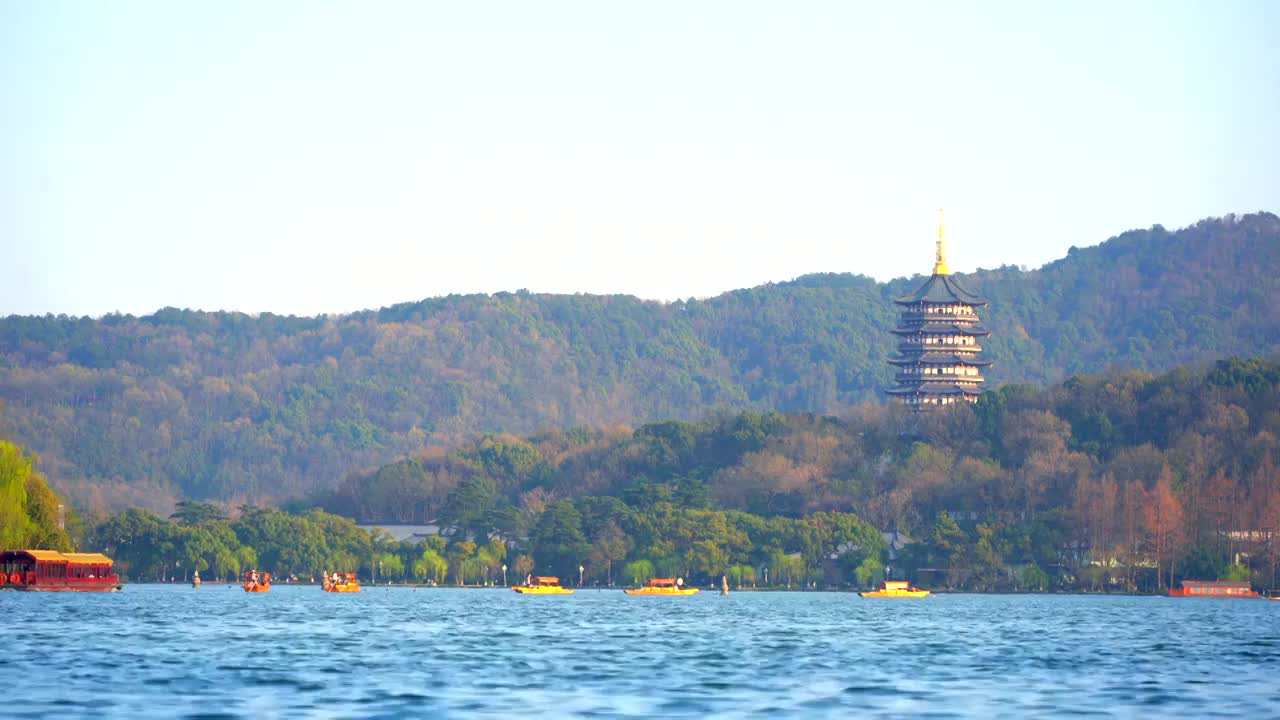 杭州西湖风光视频素材